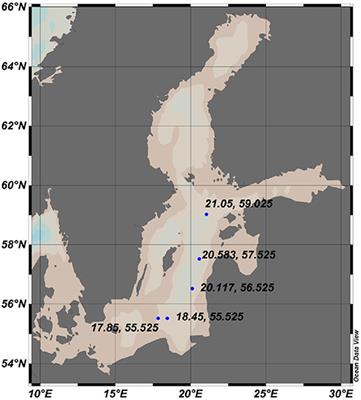 Spatial Distribution of Energy of Subinertial Baroclinic Motions in the Baltic Sea